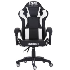 Fotel Gamingowy Extreme Enzo White - Ergonomia i Pełna Regulacja