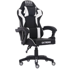 Fotel Gamingowy Extreme Enzo White - Ergonomia i Pełna Regulacja