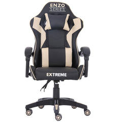 Fotel Gamingowy Extreme Enzo Beige Ergonomiczny, Regulacja Oparcia
