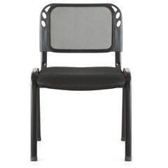 Ergonomiczne Krzesło Konferencyjne Furnitex ISO Czarne Sztaplowane