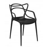 Ażurowe Krzesło Masters Czarne | Design Starck Recykling