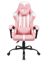 Fotel gamingowy Giulia Extreme Pink – ergonomiczny, dla graczy