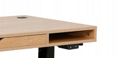 Biurko Elektryczne Furnitex B13-FX Dąb Naturalny, Ergonomia 76-122 cm