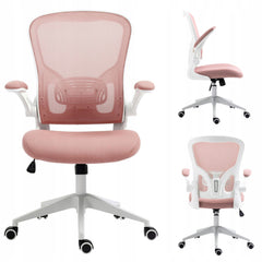 Fotel obrotowy Furnitex FB21 FX różyczkowy ergonomiczny do nauki