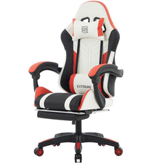 Ergonomiczny Fotel Gamingowy EXTREME R1 Red z podnóżkiem