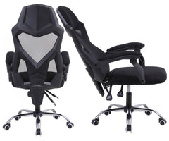 Fotel gamingowy INFINI YODA BLACK – ergonomiczny, z siatką