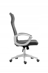 Fotel Obrotowy FB13 FX Szary: Ergonomiczny z Regulacją i Mechanizmem Tilt