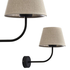 Kinkiet Chicago Linen 4186 z lnianym akcentem TK Lighting