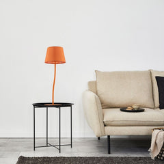 Lampa stołowa TK Lighting Nicola 6640, pomarańczowa, minimalistyczna