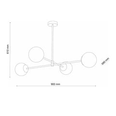 lampa sufitowa SARIUS Gold 4737 TK Lighting
