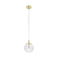 Lampa wisząca Cadix Gold TK Lighting, złota o luksusowym blasku