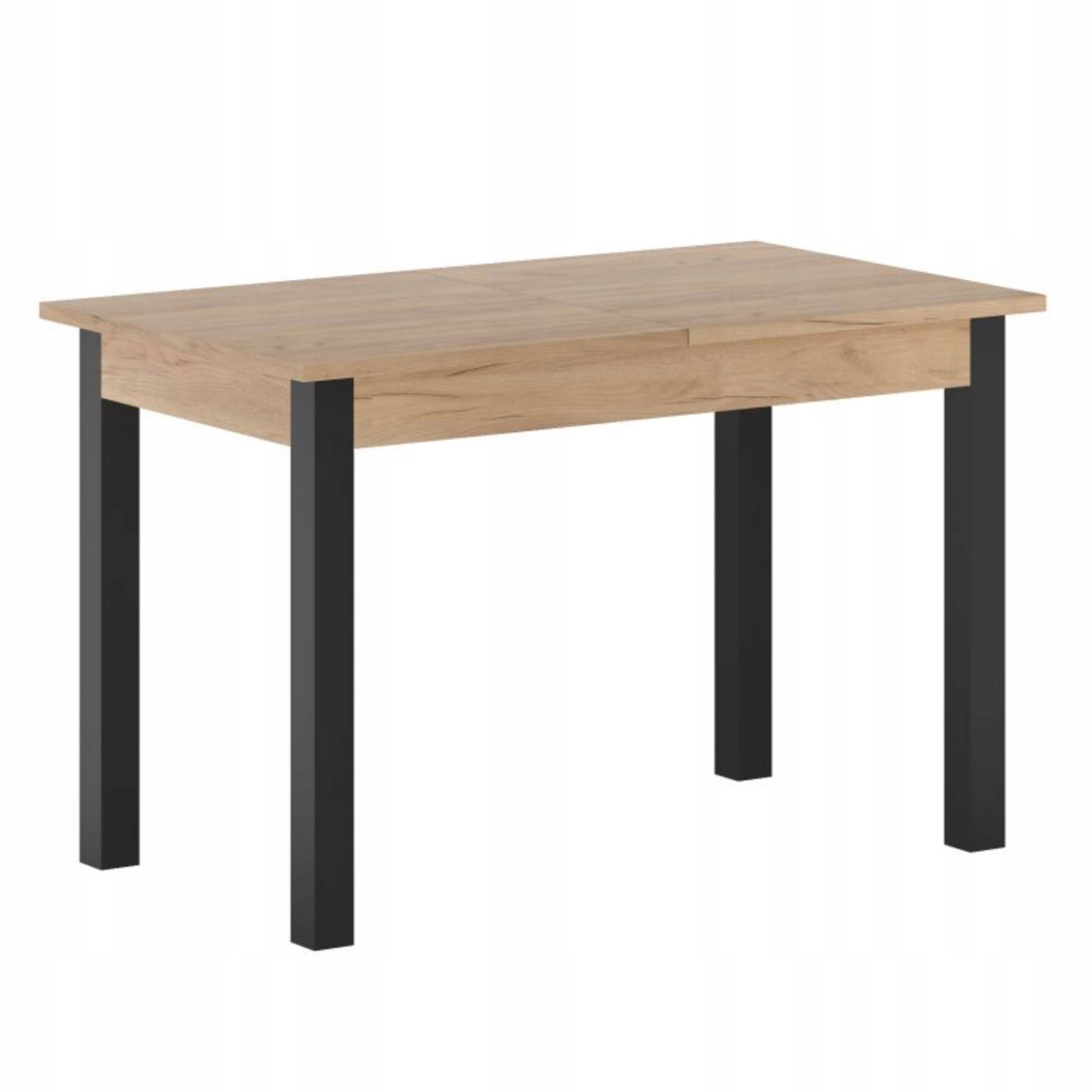 Minimalistyczny stół rozkładany Dąb Złoty Craft 120-160x67 cm