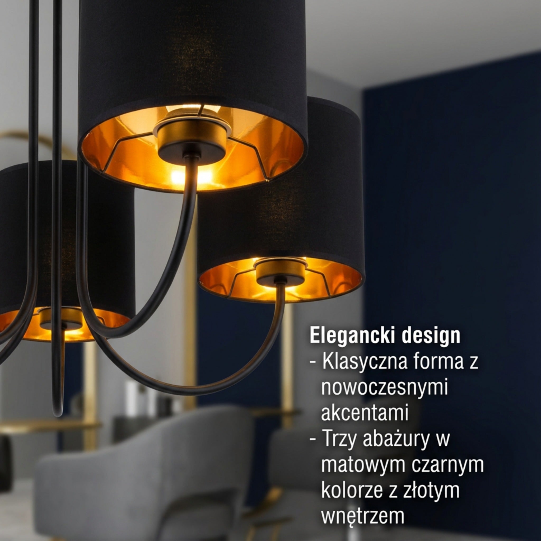 Lampa sufitowa TORENS 4594 TK Lighting elegancka dekoracja