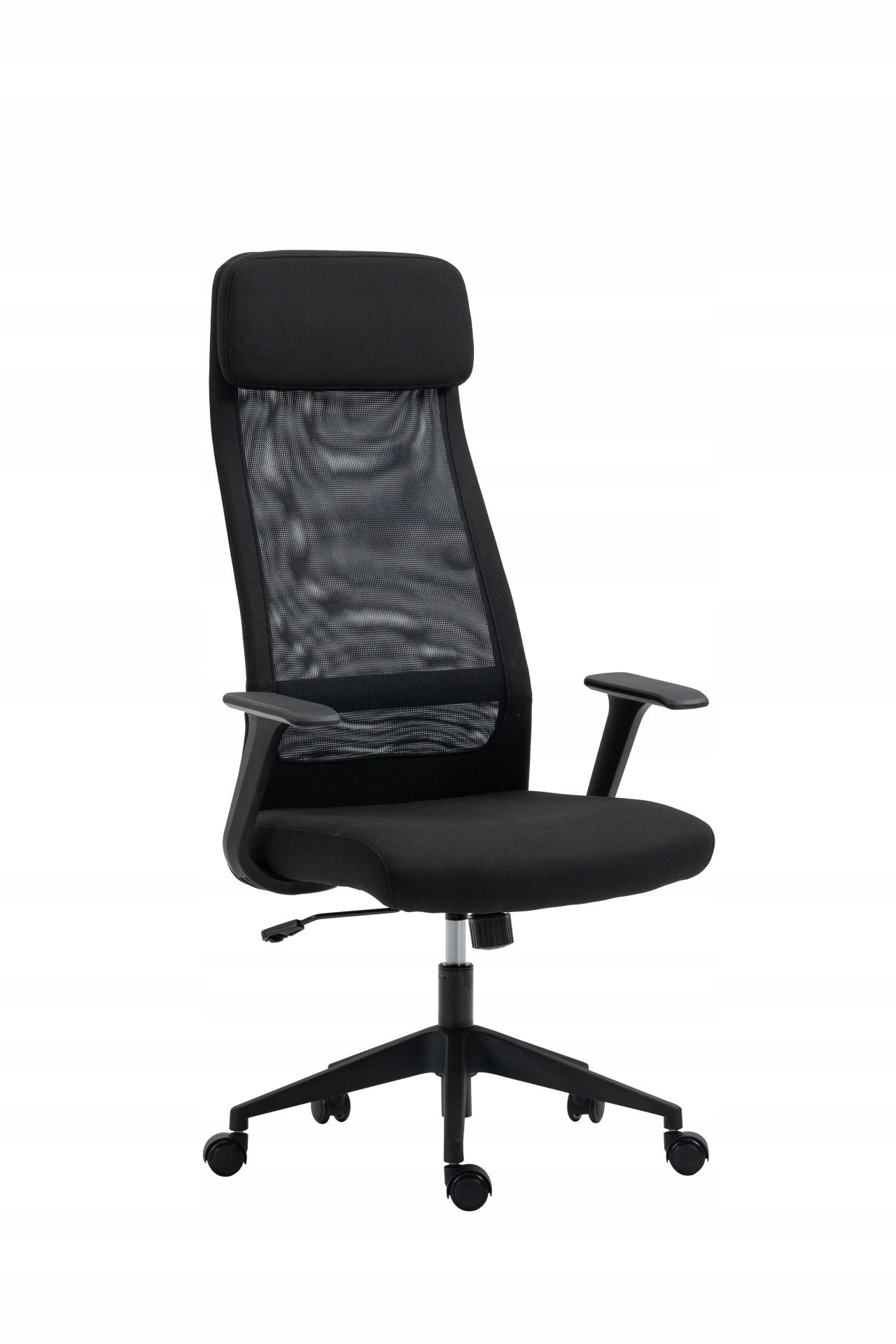 Ergonomiczne krzesło biurowe Furnitex czarne z mechanizmem Tilt