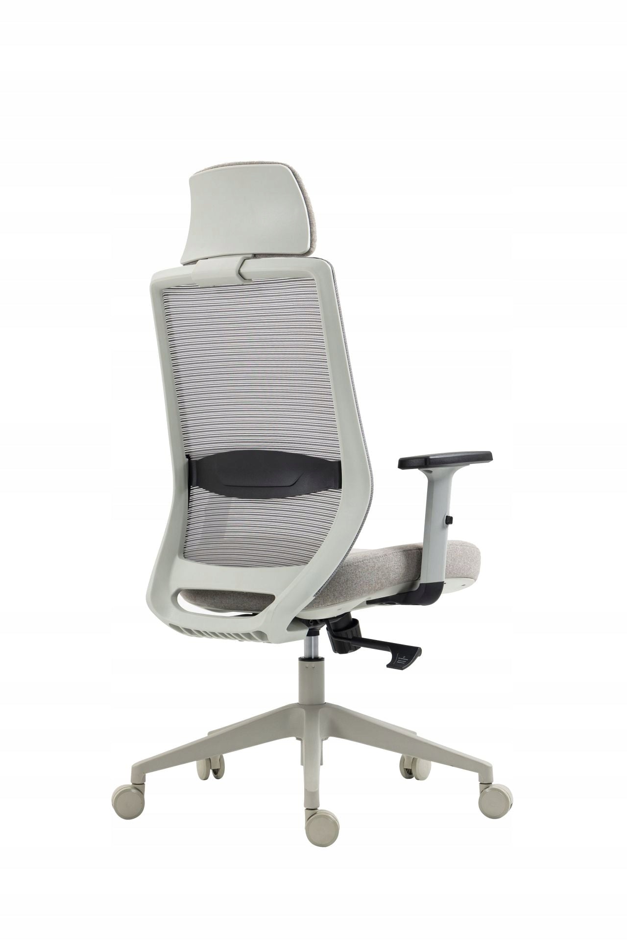 Fotel Obrotowy FB25-FX Szary Ergonomiczny Z Siatki