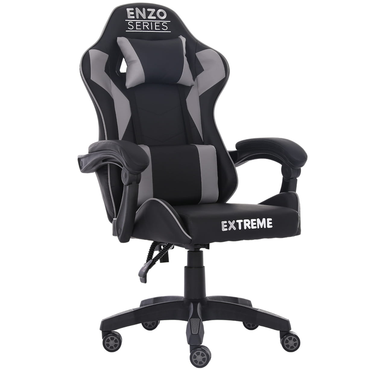 Fotel Gamingowy Extreme Enzo Gray Ergonomiczny z Płynną Regulacją