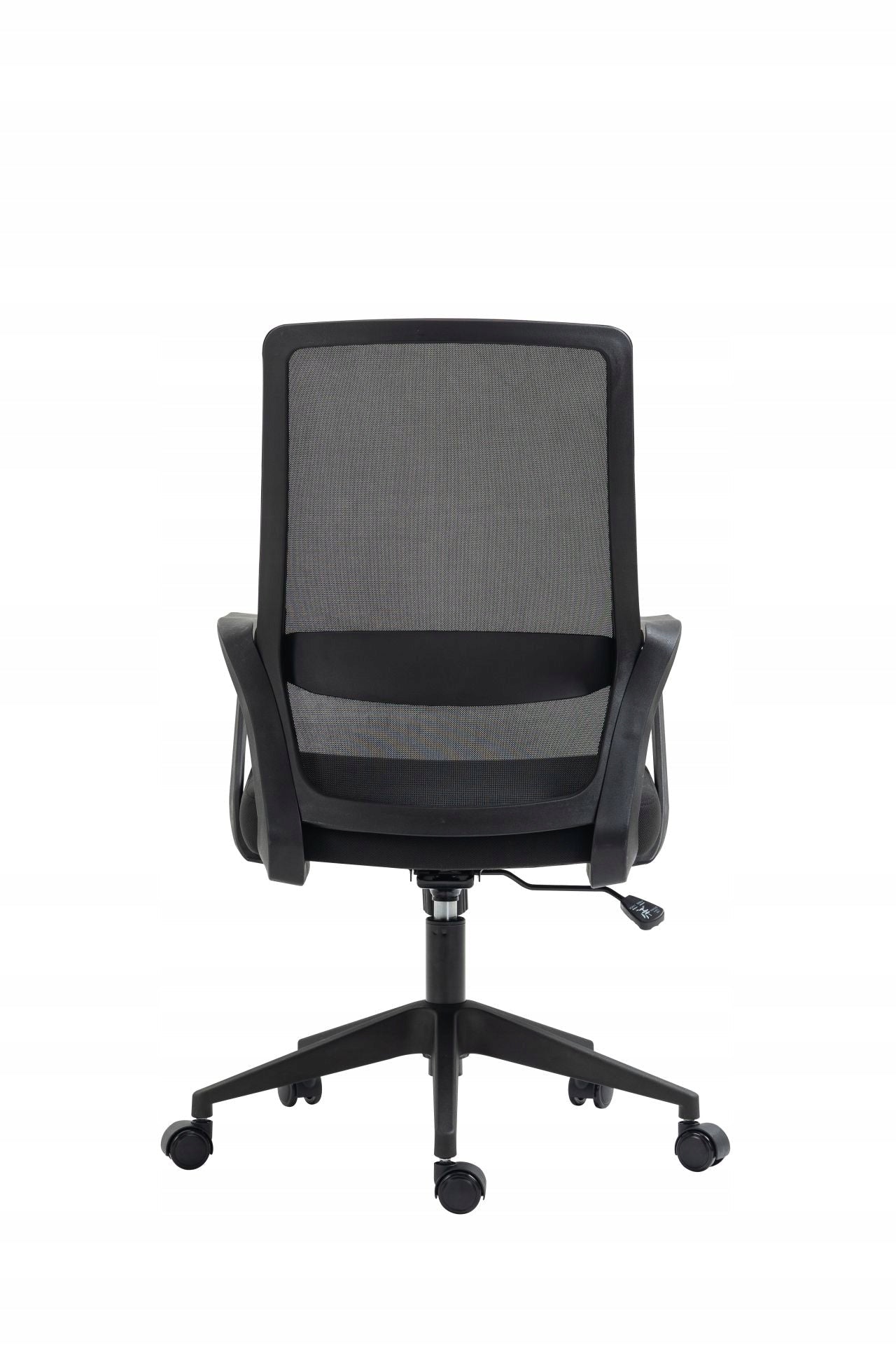 Fotel Obrotowy Czarny Biurowy Ergonomiczny Z Mikro Siatki Dla Dzieci Wzrostu 80 155 Cm Regulowana Wysokość 10 Cm