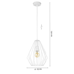Lampa wisząca Brylant biały 2223 TK Lighting