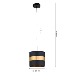 Lampa wisząca TK Lighting Paris, nowoczesna elegancja