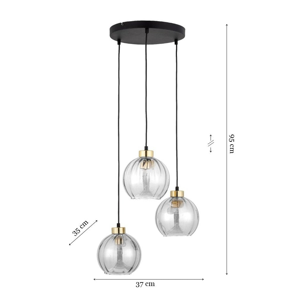 Lampa wisząca Devi Transparent 4579 – nowoczesna i minimalistyczna