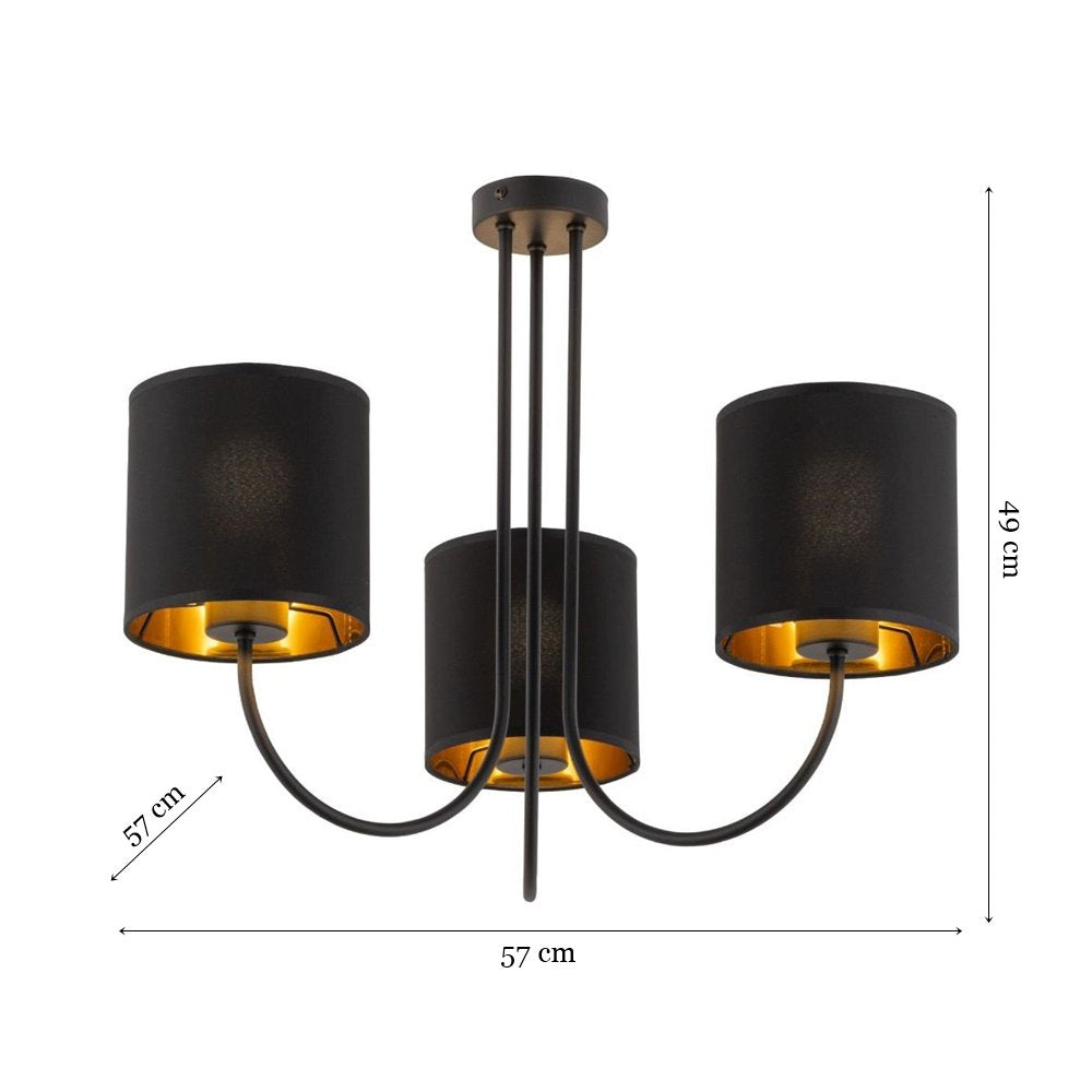 Lampa sufitowa TORENS 4594 TK Lighting elegancka dekoracja
