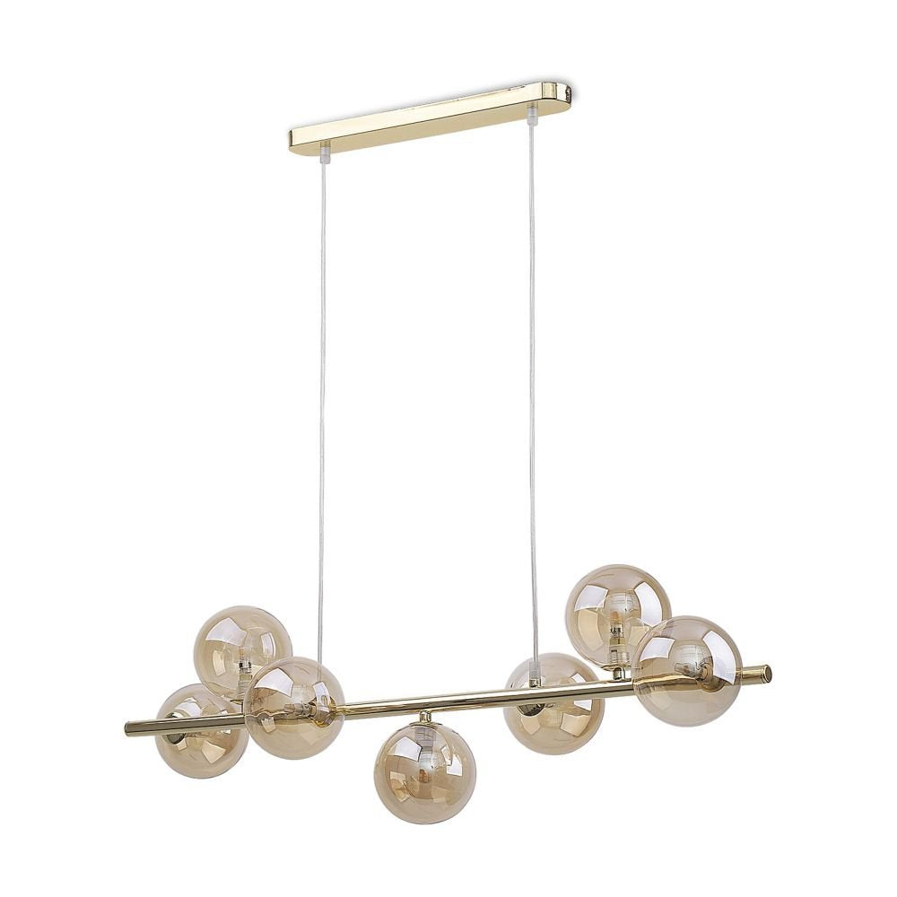 Lampa wisząca Estera Gold – złote wykończenie, luksusowy blask