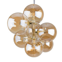 Lampa wisząca Estera Gold – złote wykończenie, luksusowy blask