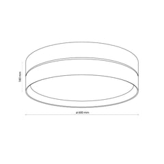 Lampa sufitowa TK Lighting ECO 5774 nowoczesna minimalistyczna