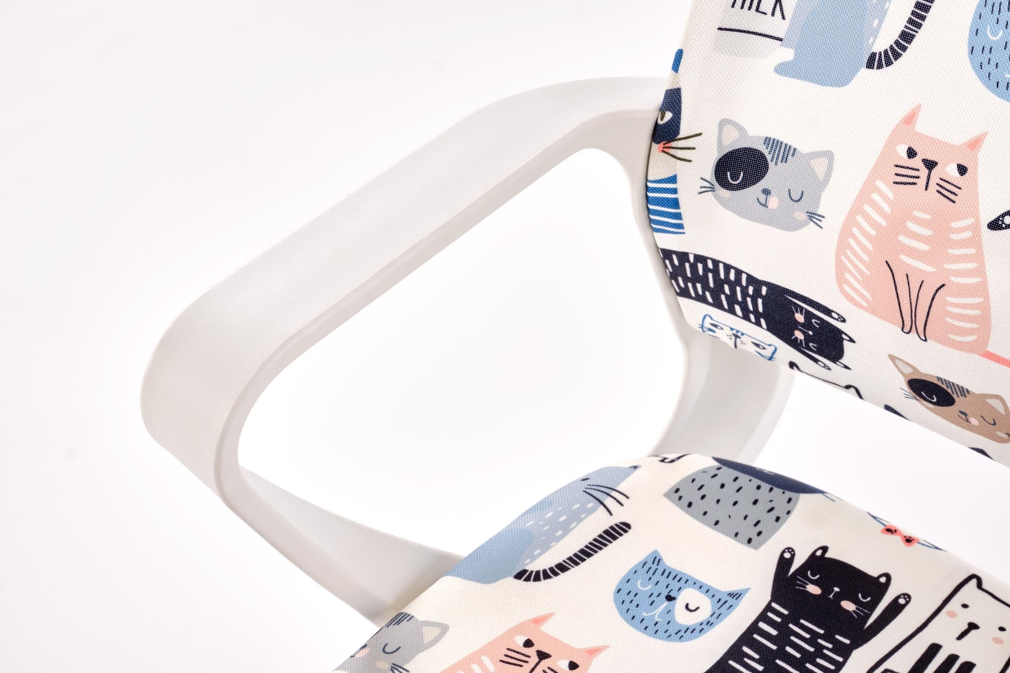 Fotel LENA – multikolorowy, fotel biurowy