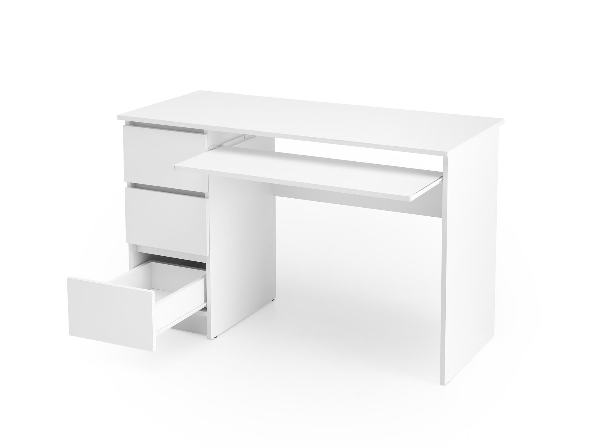Biurko KOMETA 120 cm - Kolor Biały