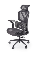 Fotel gabinetowy ALDERTON - Kolor Czarny