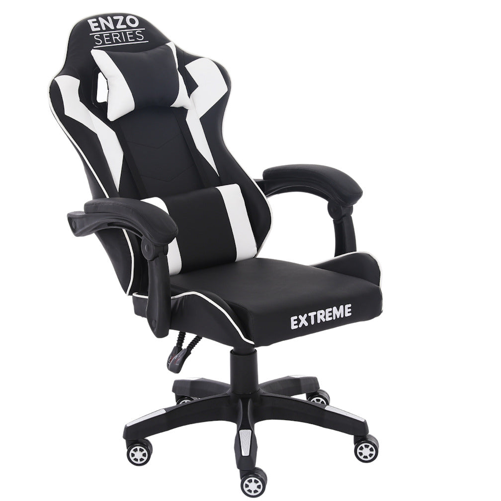 Fotel Gamingowy Extreme Enzo White - Ergonomia i Pełna Regulacja