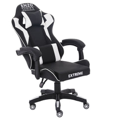 Fotel Gamingowy Extreme Enzo White - Ergonomia i Pełna Regulacja