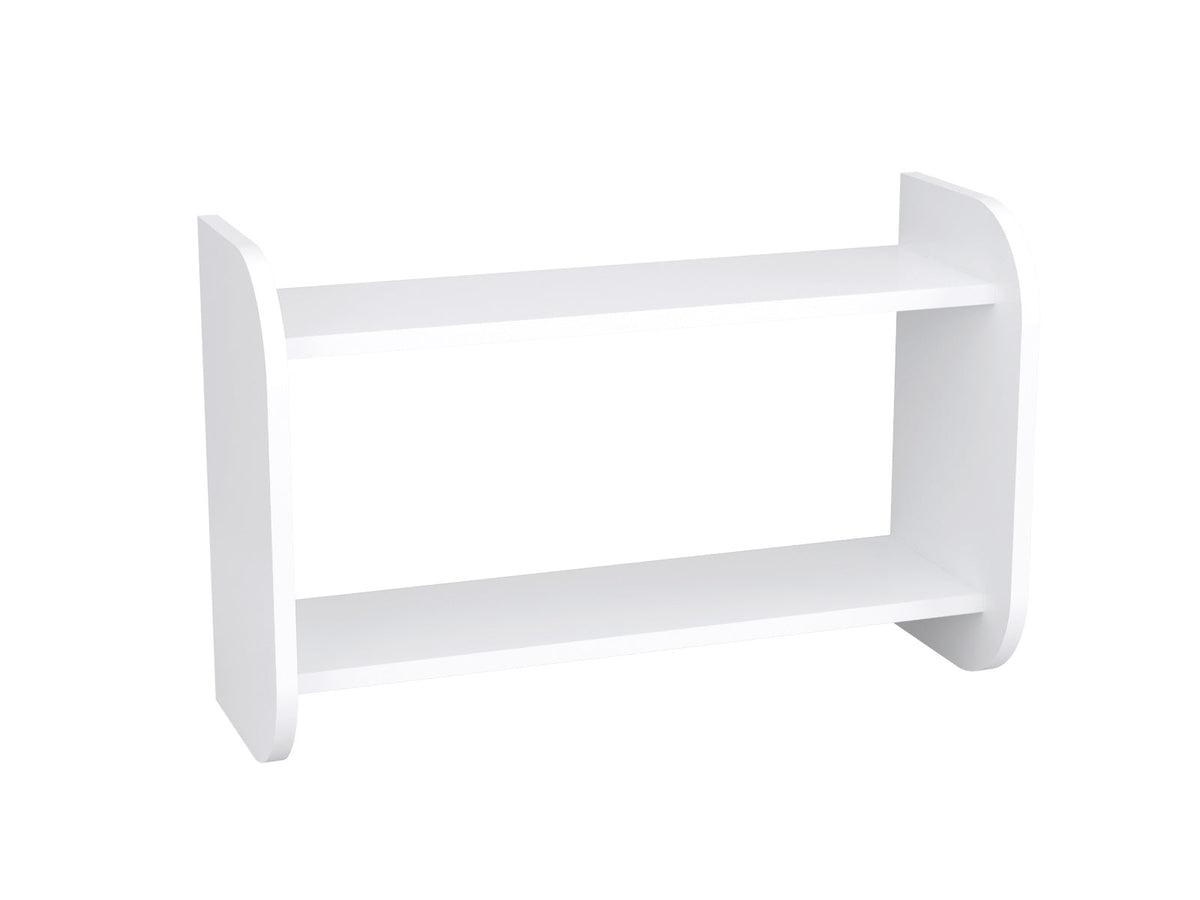 Lendo Półka Podwójna Wisząca 60cm Biała - Płyta Laminowana