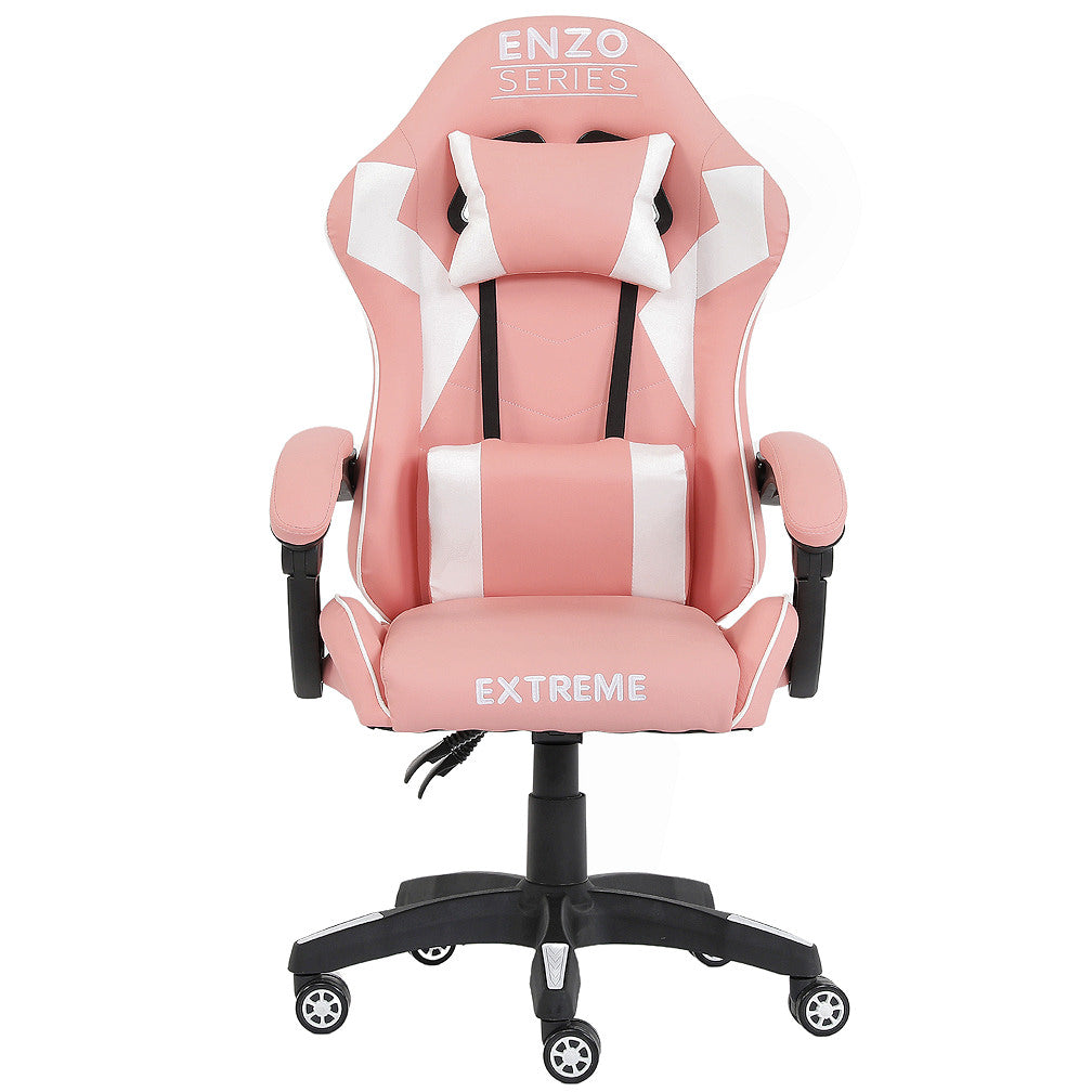 Ergonomiczny Fotel Gamingowy Enzo Różowy z Regulacją