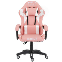 Ergonomiczny Fotel Gamingowy Enzo Różowy z Regulacją