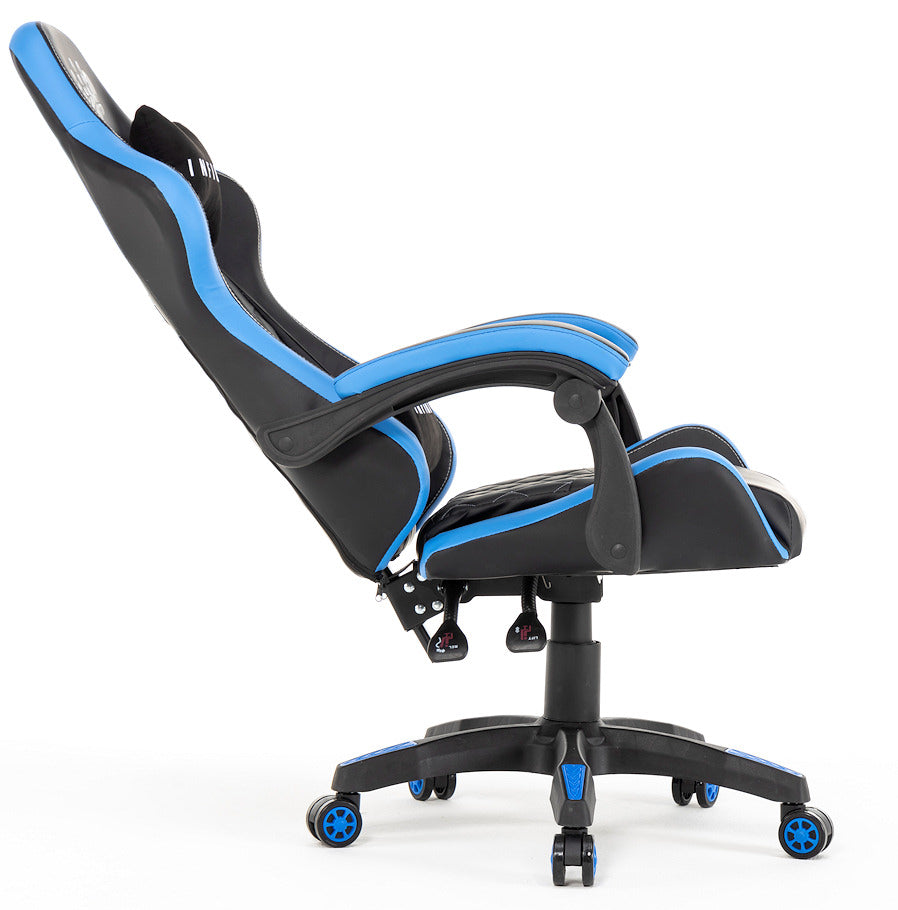 Ergonomiczny Fotel Gamingowy Infini Five Czarno-Niebieski, Ciche Kółka