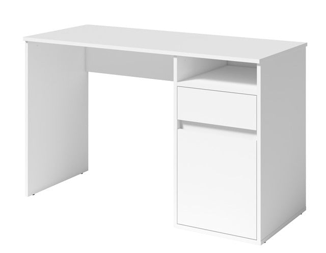 Biurko GENESIS 120 cm - Kolor Biały