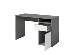 Biurko GENESIS 120 cm - Szary Grafit / Biały