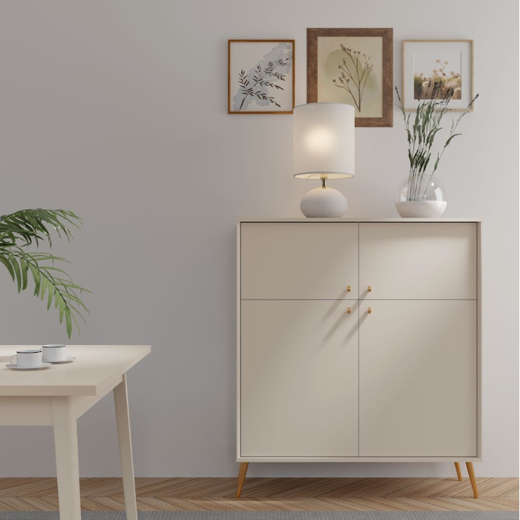 Kredens czterodrzwiowy NEXUS 105 cm - Piasek Pustyni