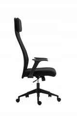 Ergonomiczne krzesło biurowe Furnitex czarne z mechanizmem Tilt
