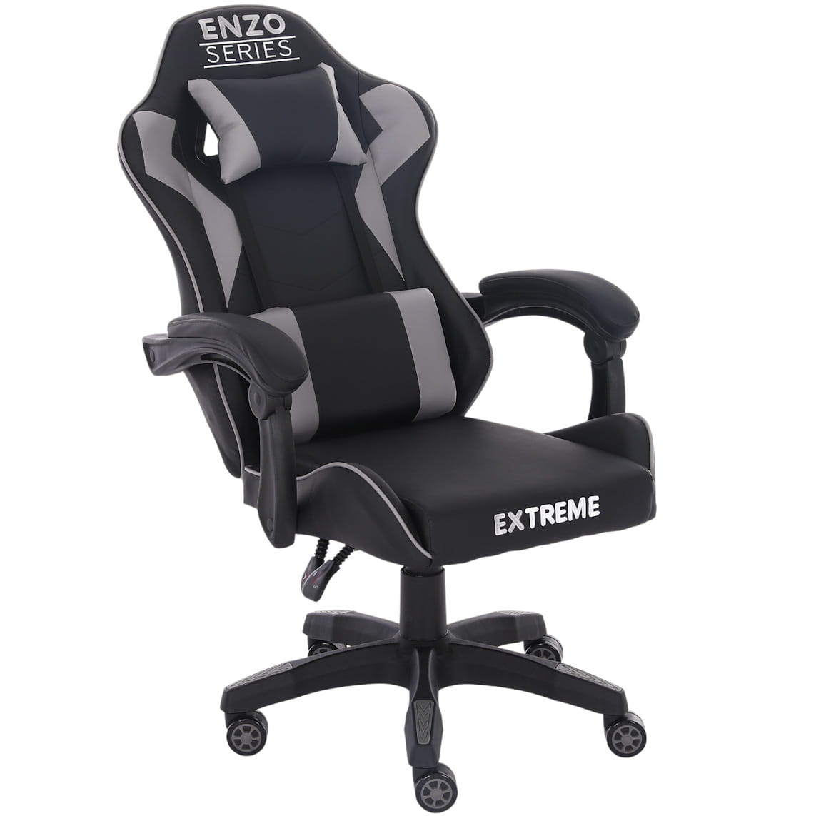 Fotel Gamingowy Extreme Enzo Gray Ergonomiczny z Płynną Regulacją