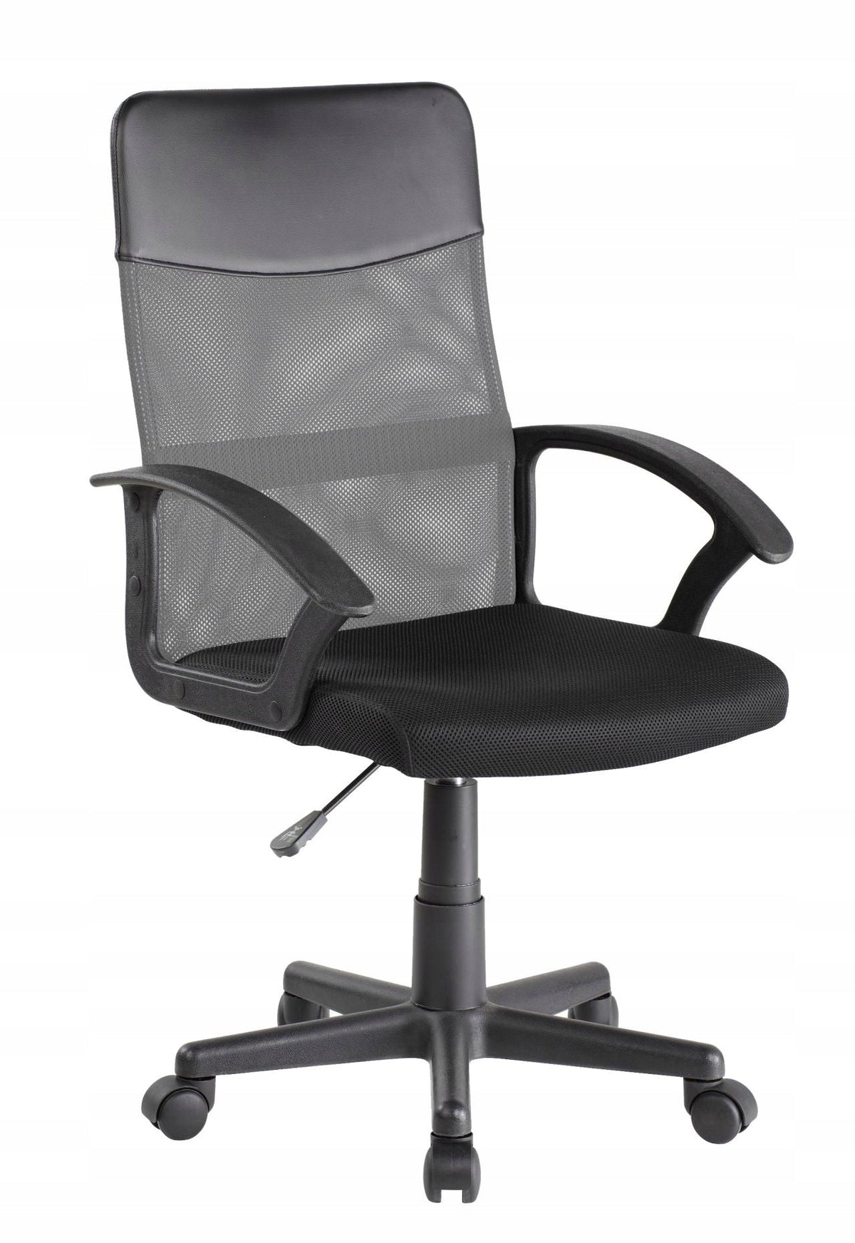 Fotel Obrotowy QZY 68 Ergonomiczny Membranowy Szaro-Czarny