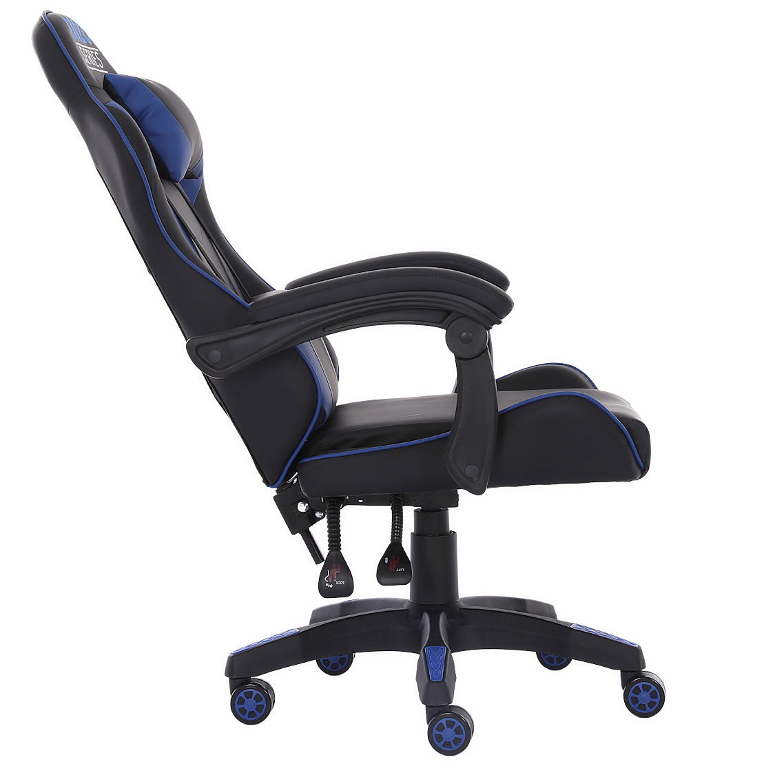 Fotel Gamingowy Extreme Enzo Blue – Ergonomiczny, regulowany z ekoskóry