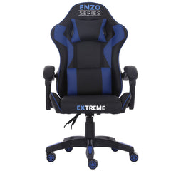 Fotel Gamingowy Extreme Enzo Blue – Ergonomiczny, regulowany z ekoskóry