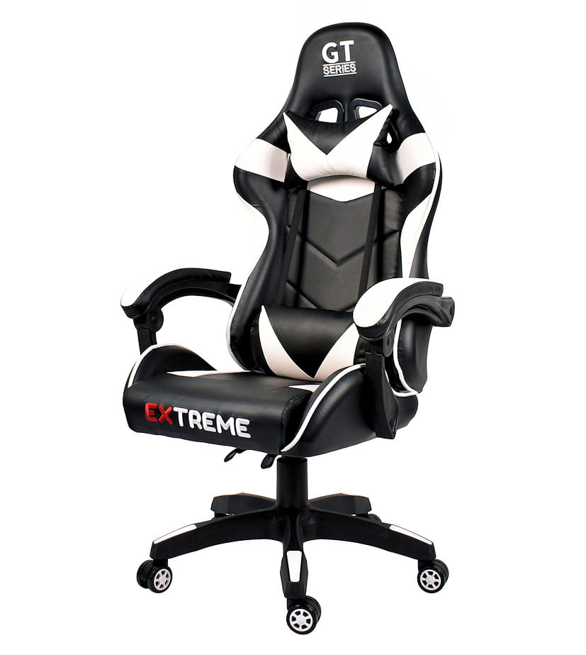 Fotel Gamingowy Extreme GT White | Ekoskóra