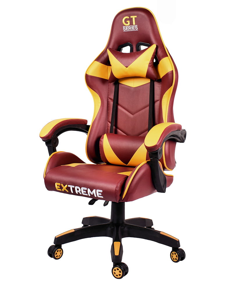 Fotel Gamingowy EXTREME GT Burgund Ekoskóra