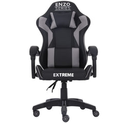 Fotel Gamingowy Extreme Enzo Gray Ergonomiczny z Płynną Regulacją