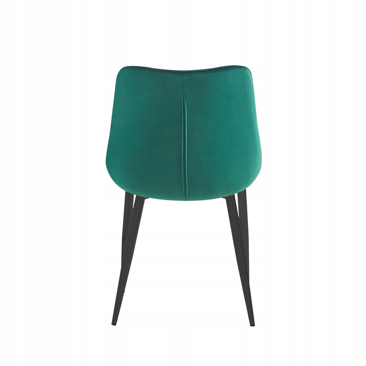 Furnitex zielone krzesło welurowe pikowane loft