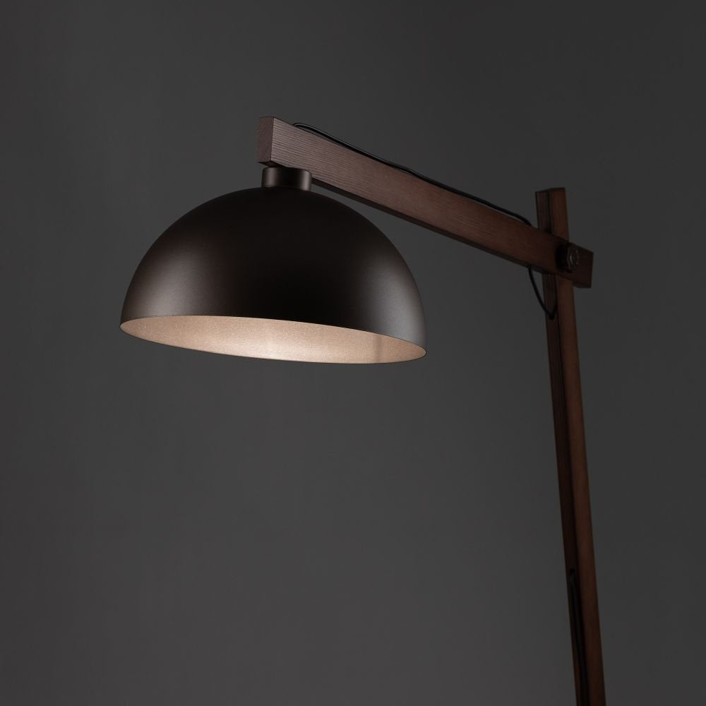 Lampa podłogowa TK Lighting Oslo Brown 6319 – minimalistyczny design